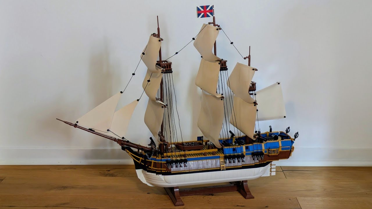 I built BlueBrixx set 108934: HMS Bounty