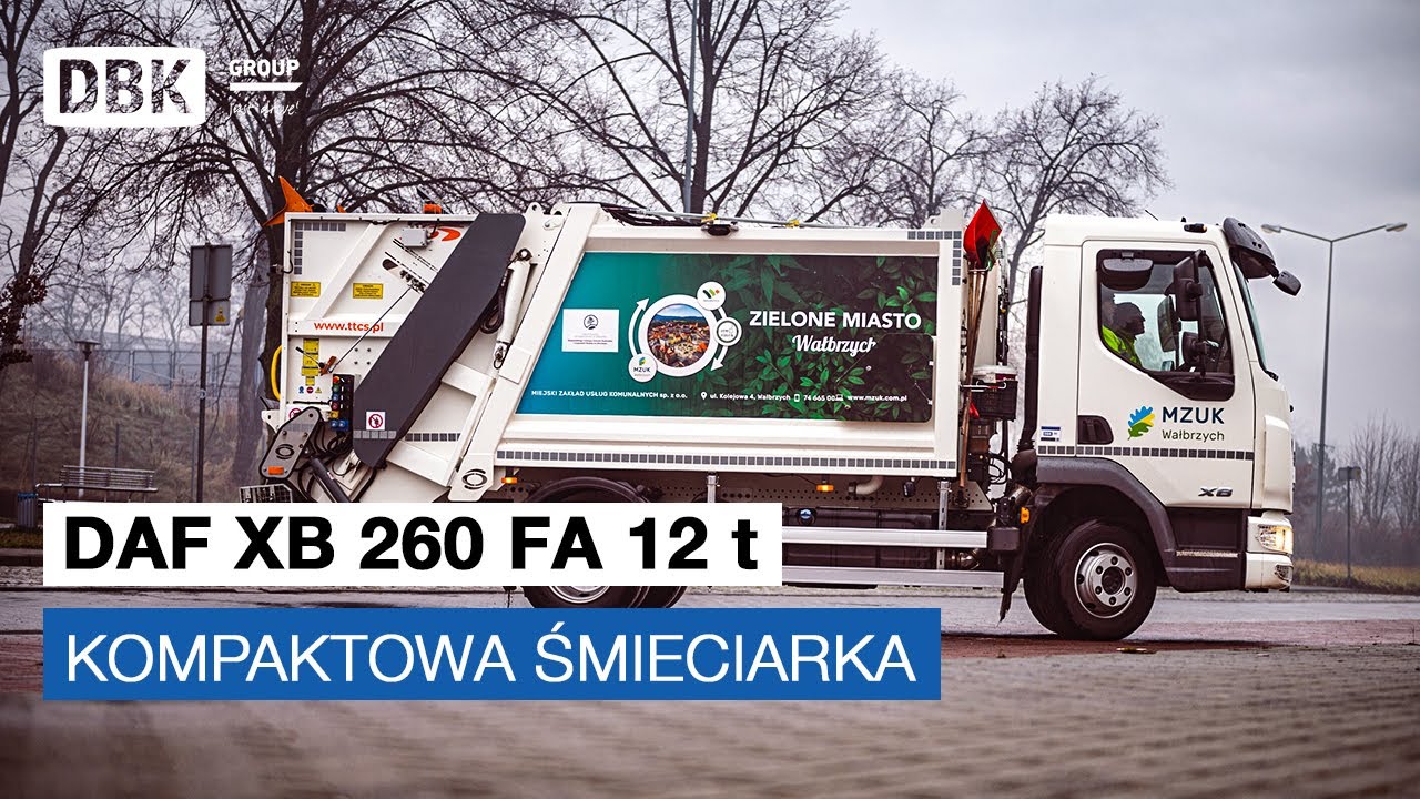 Nowa generacja kompaktowych śmieciarek DAF XB 12t na WB315 | Grupa DBK