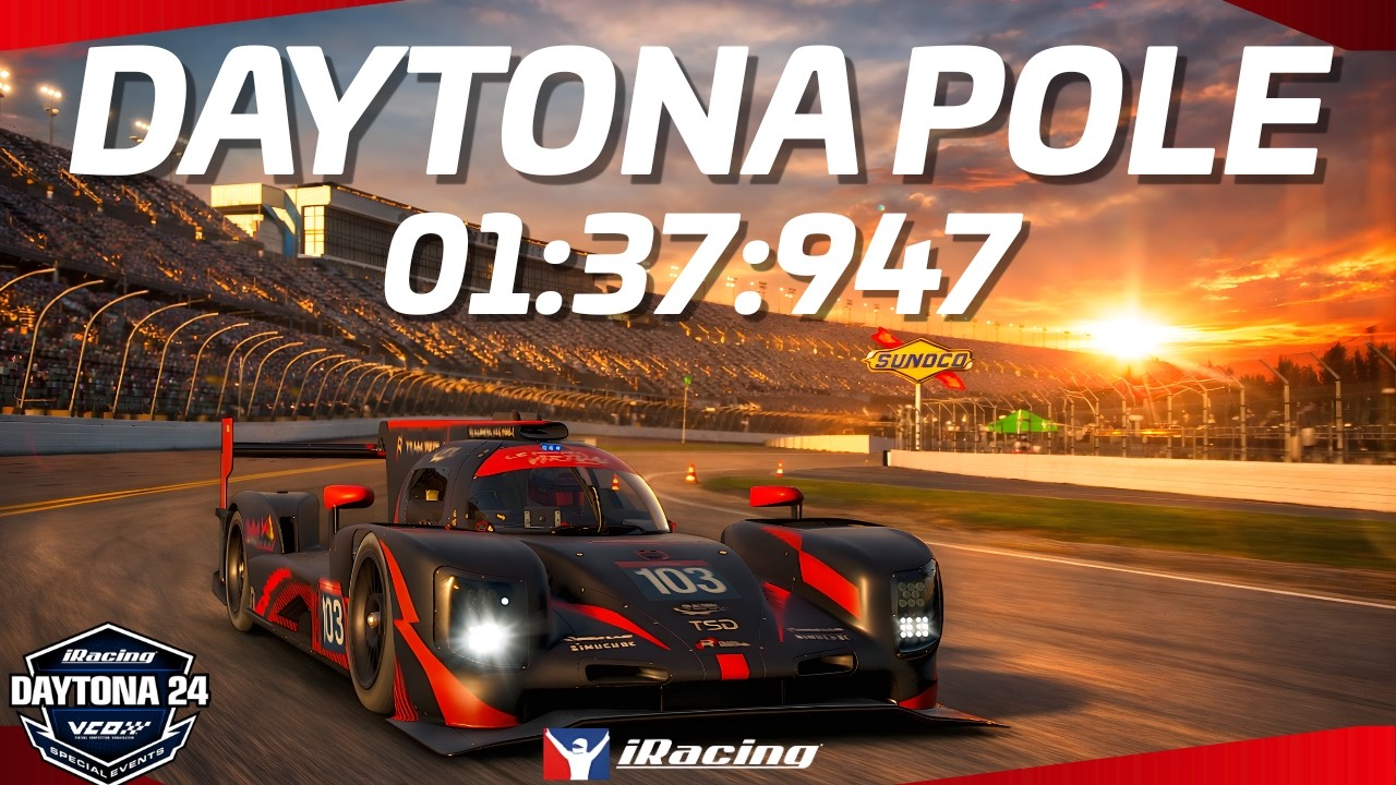iRacing DAYTONA 24H 2026 | POLE LAP | 01:37:947