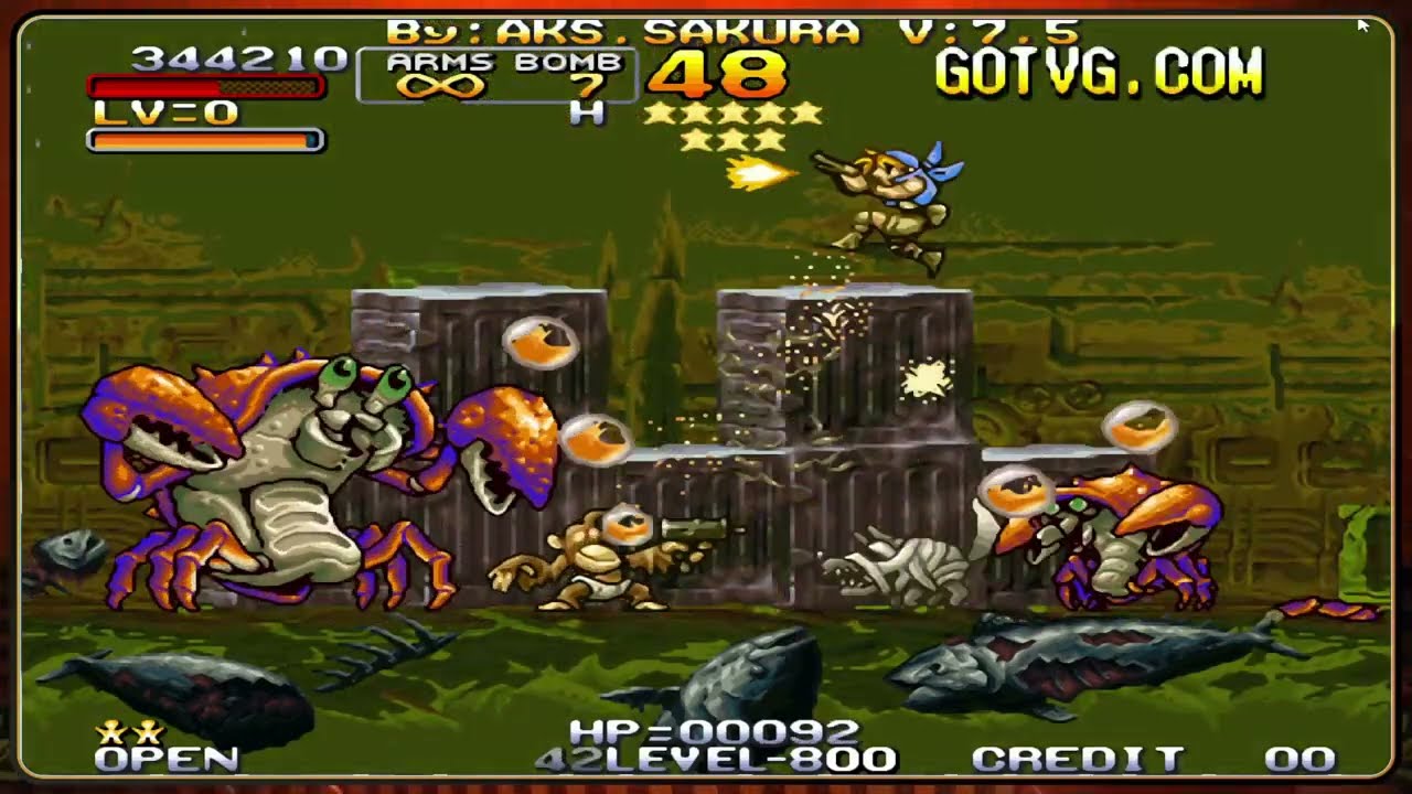 Metal Slug 3 Legend Unlimited Fire 7.5 LVL HARD HORIZONTAL