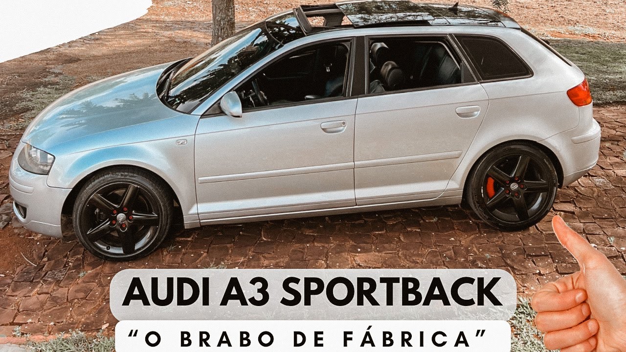 AUDI A3 SPORTBACK 2008 - LUXO E POTÊNCIA!