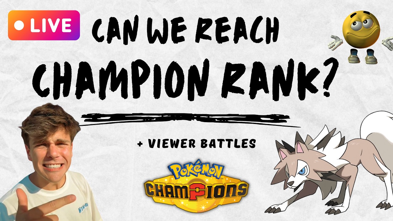 Сможем ли мы достичь ранга Чемпиона? | Pokemon Champions VGC Ladder