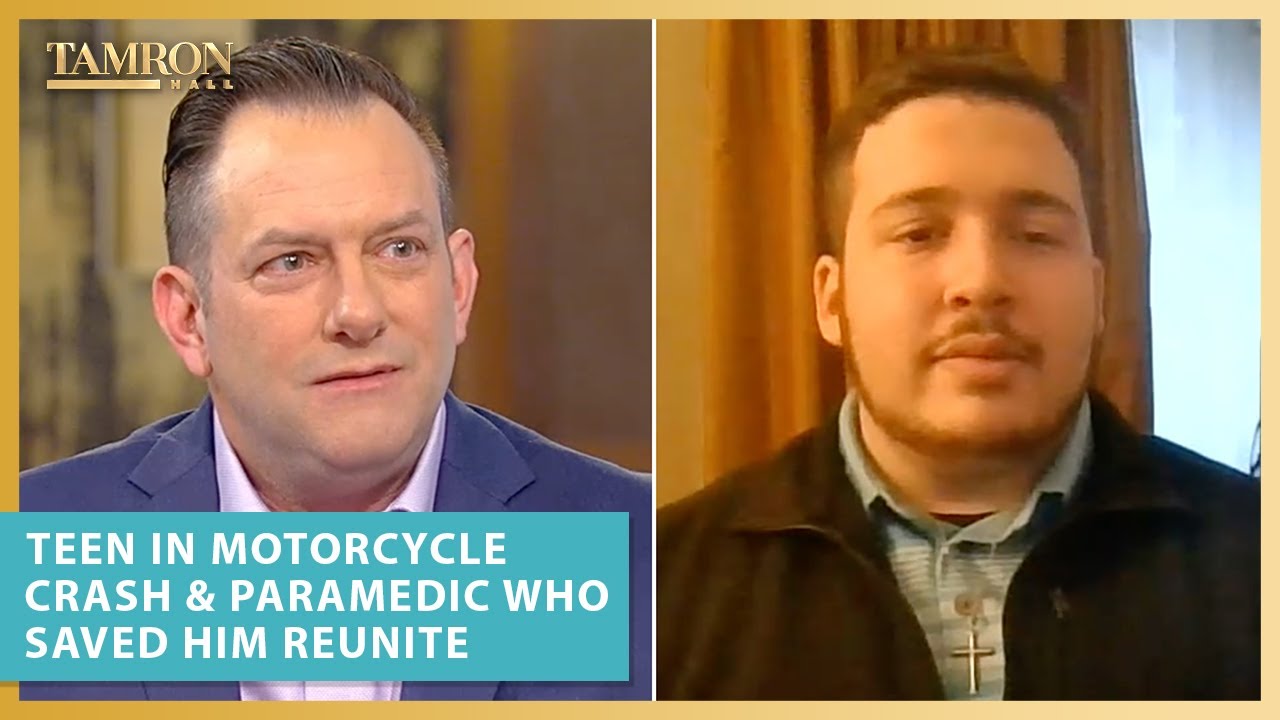 Teen Who Survived a Tragic Motorcycle Crash & Paramedic Who Saved Him Reunite