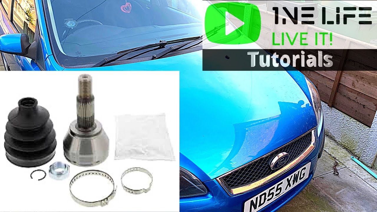 Ford Focus CV Joint How to Remove and Replace  Driveshaft C.V Joint Replacement