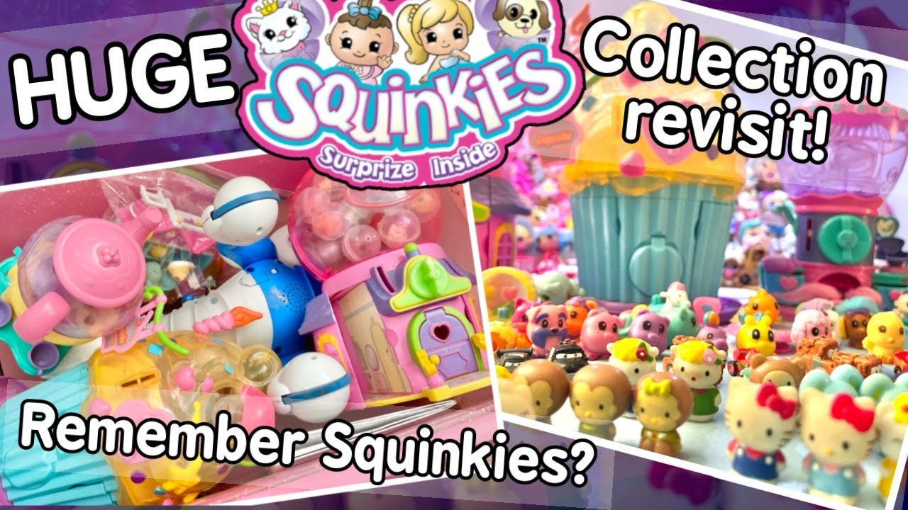 The Underrated Toy capsule machine for your home! HUGE Childhood Squinkies Collection Revisit!