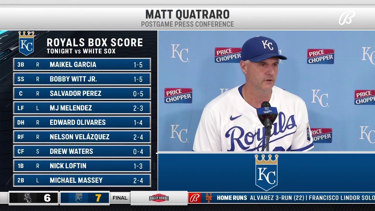Quatraro: Zerpa's efforts 'shouldn't be underestimated' in Royals' win over White Sox