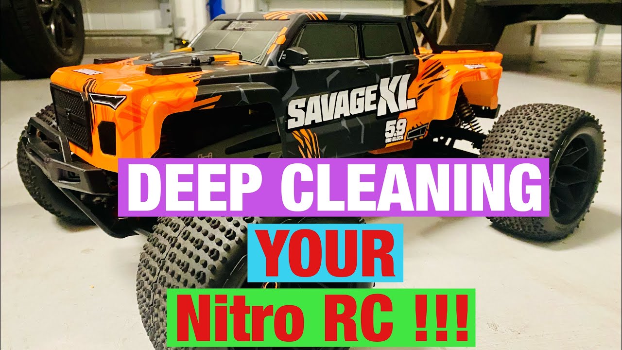 How to clean your Nitro RC ( MUST WATCH !!! )