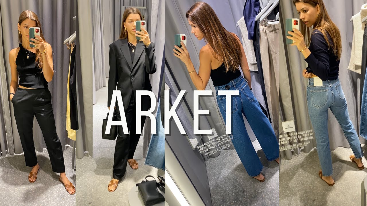ARKET TRY-ON  - COME SHOPPING WITH ME