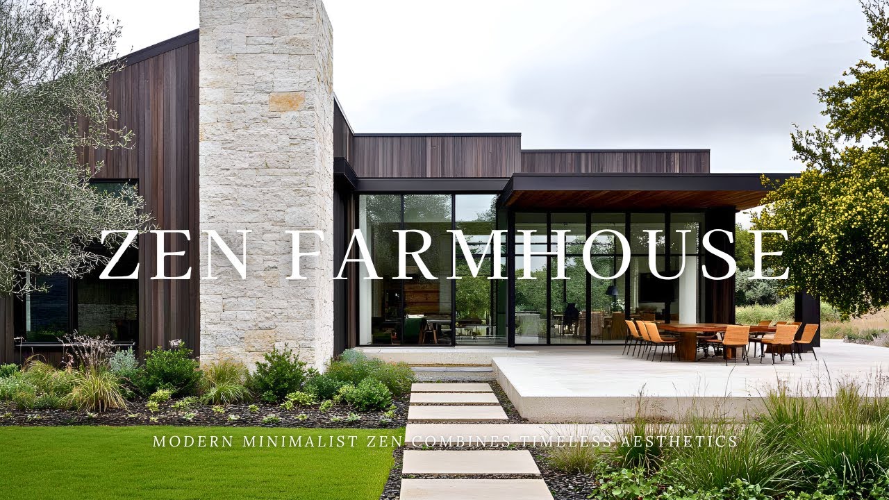 Minimalist Zen Modern Farmhouse: A Perfect Harmony Between Simplicity, Nature, & Mindfulness