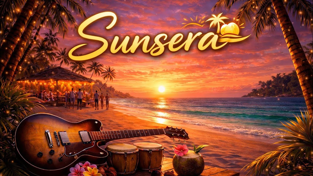 Sunsera 🌅 | Smooth Tropical Sunset Vibes | Instrumental Music Only 🎶
