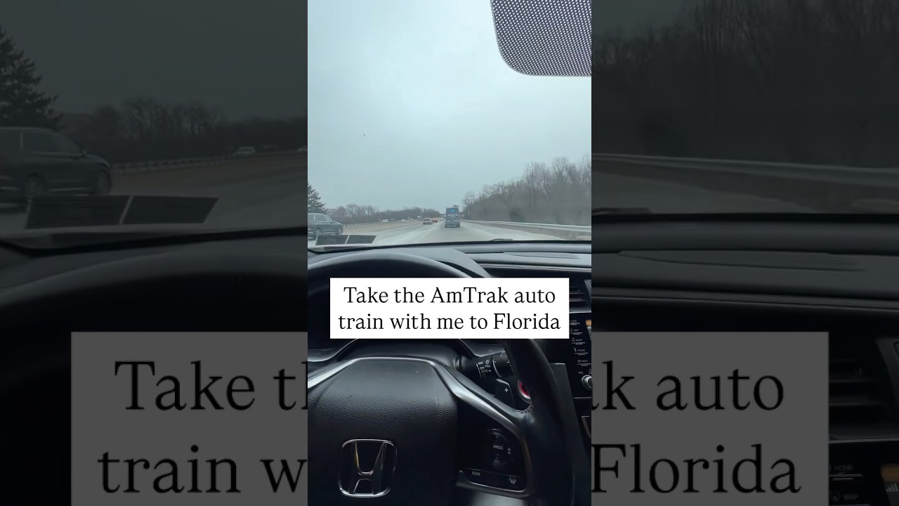 Taking the Amtrak Auto Train from the NorthEast to Florida instead of driving or shipping my car