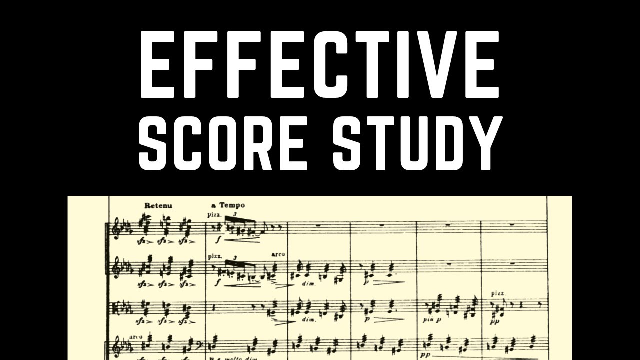 How to Score Study Effectively