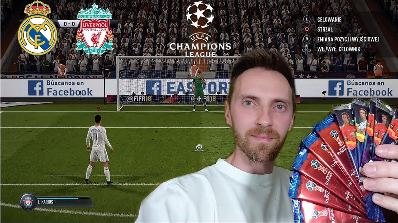 FIFA 18 I KARNE CHALLENGE REAL MADRYT VS LIVERPOOL CHAMPIONS LEAGUE