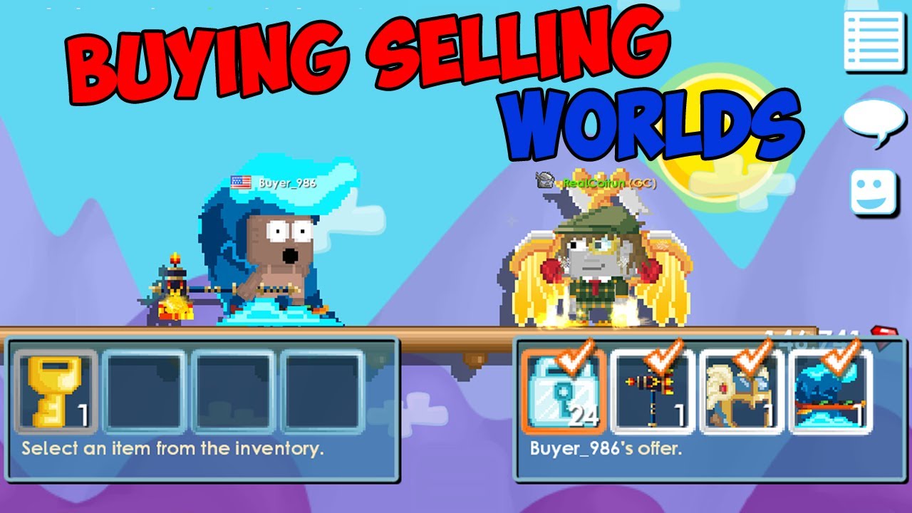 BUYING/SELLING PROFITABLE WORLDS *TONS PROFIT* | Growtopia