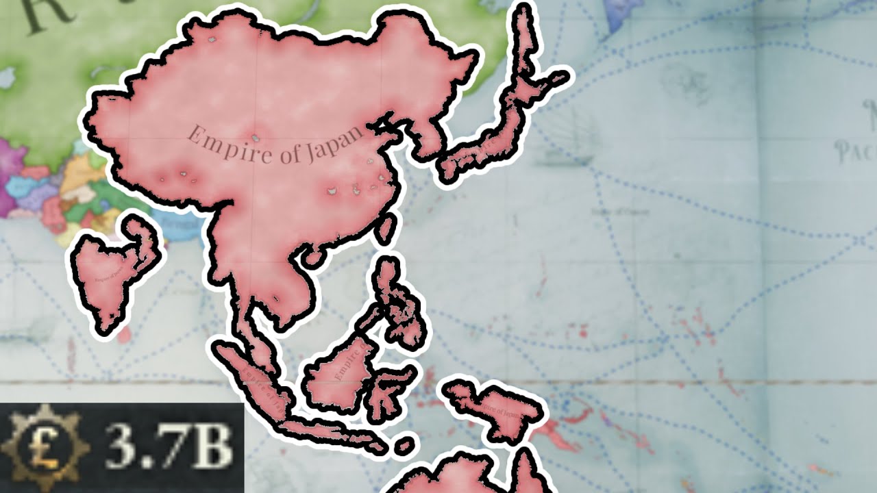 Conquering east asia as japan to grow to 3.7B gdp in victoria 3