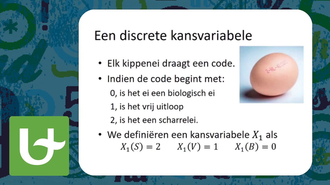 Het begrip kansvariabele