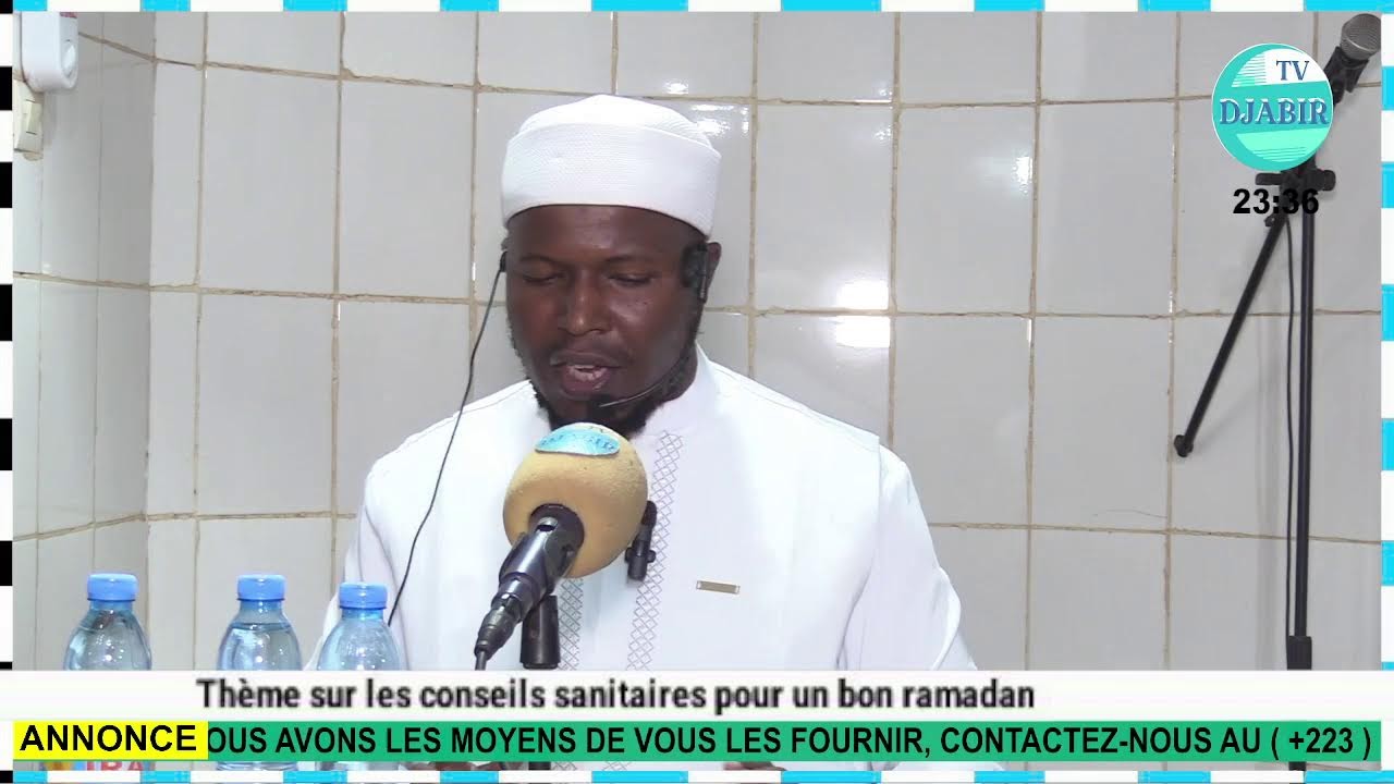 Dr #Mahamane #MAÏGAThème sur les conseils sanitaires pour un bon ramadan