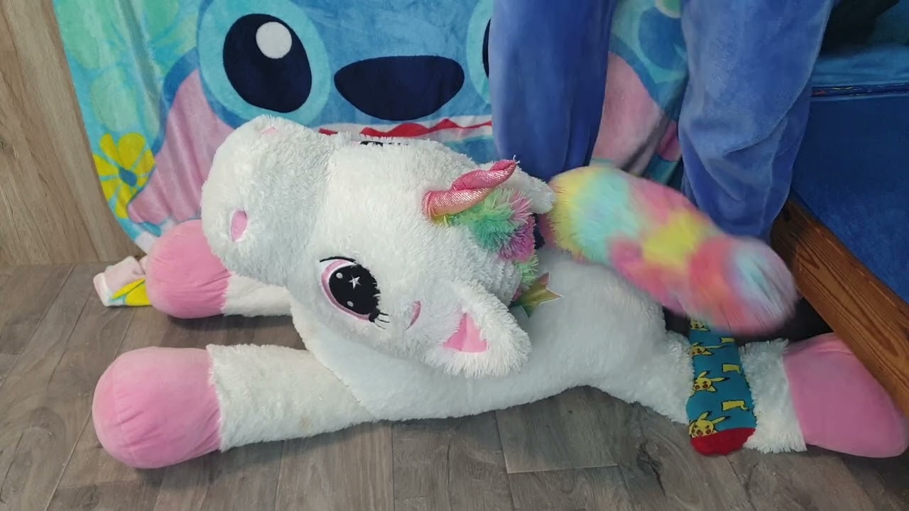 Big Jumbo Unicorn Plush Trample