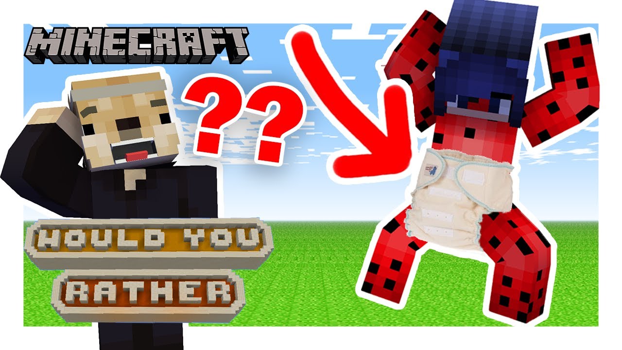 Nur WINDELN TRAGEN in MINECRAFT? KRASSE 