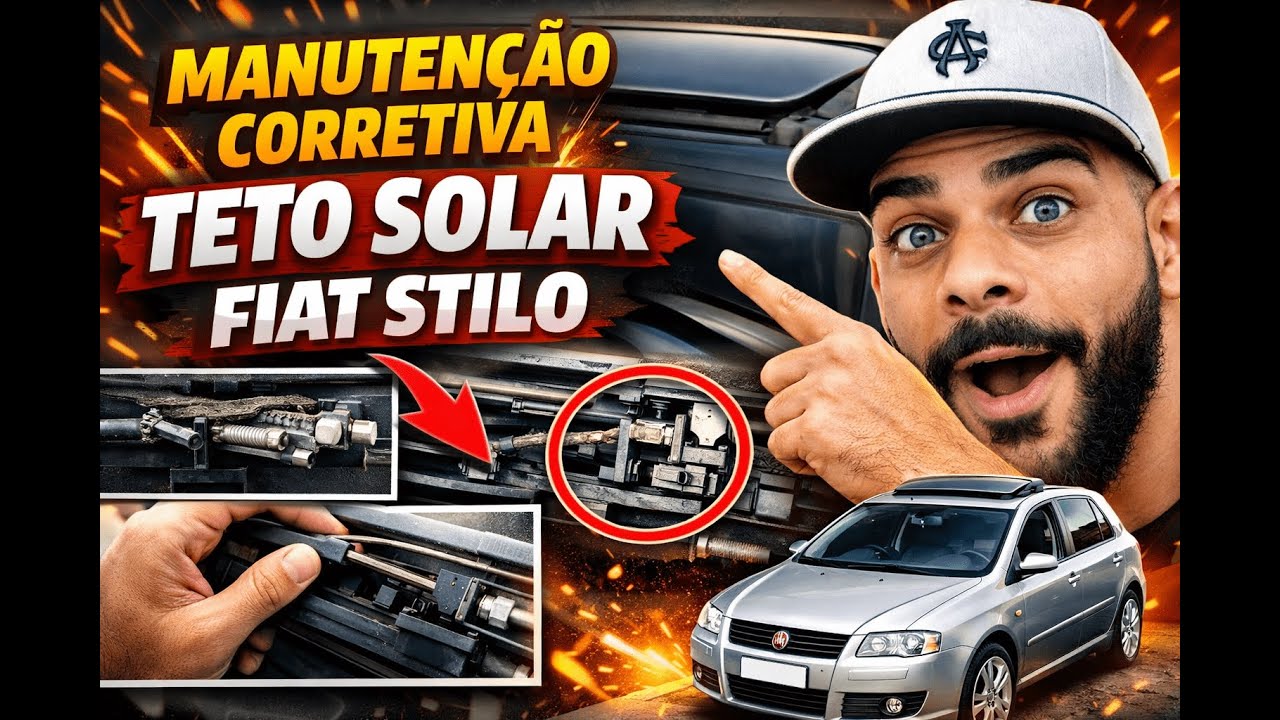Manutenção corretiva teto solar do Fiat Stilo