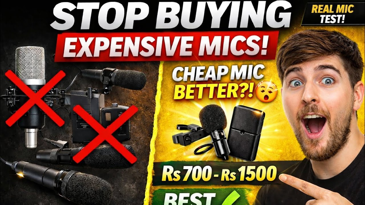 Who is the best Mic in low budget for your content creation journey