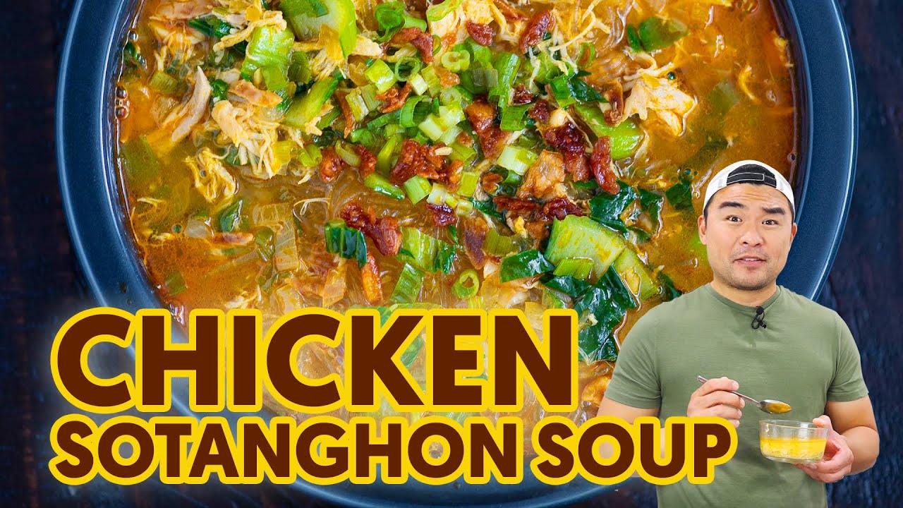 Easy Chicken Sotanghon Soup