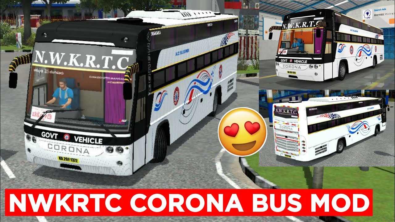 How To Download Nwkrtc Corona Bs3 Ac Sleeper Bus Mod In Bus Simulator Indonesia| New Bus Mod bussid