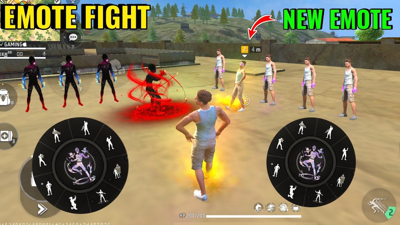 Free Fire Emote Fight On Factory Roof | SUPER HERO vs ADAM Emote Fight ⚡😈 Garena Free Fire 🔥