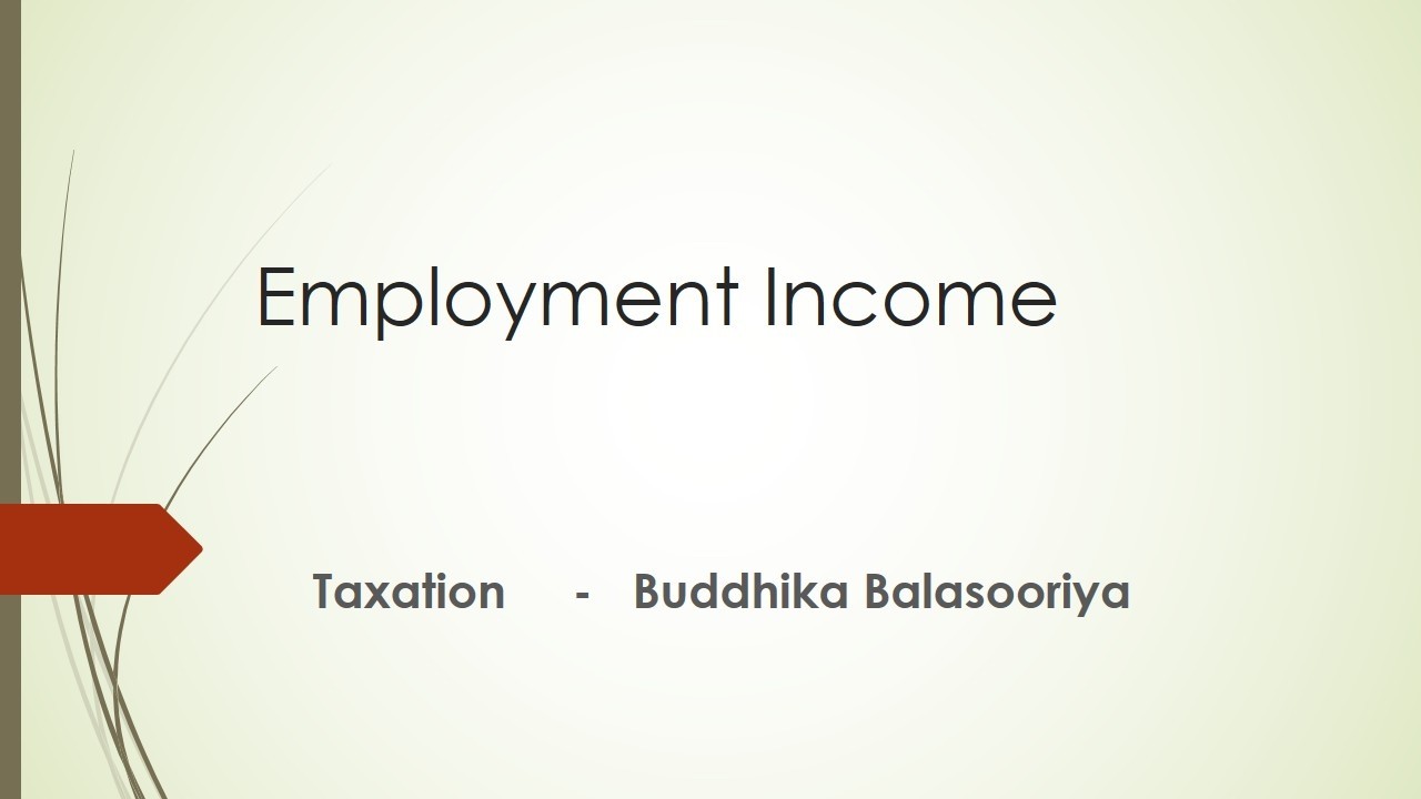 Employment Income