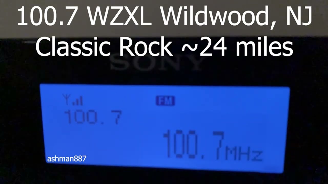 Atlantic City, New Jersey FM Bandscan 9/4/21