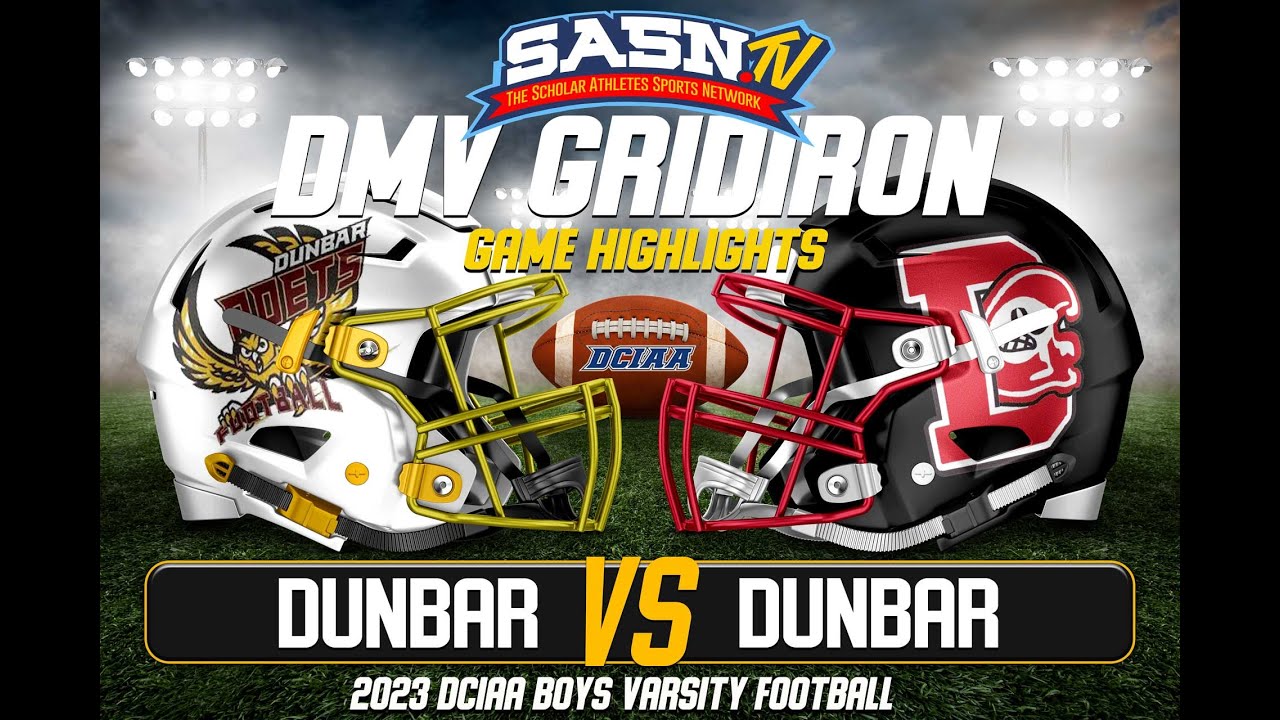 DMV Gridiron Dunbar Crimson Tide Vs Dunbar Poets Game Highlights