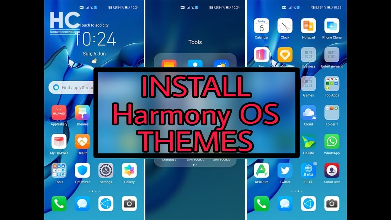 Install Harmony OS theme In all huawei Devices | 100% Working Method | Harmony OS Theme