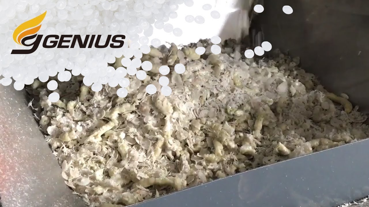 Waste Plastic Recycling Plant - LDPE Film Plastic Wash line Squeeze Dryer