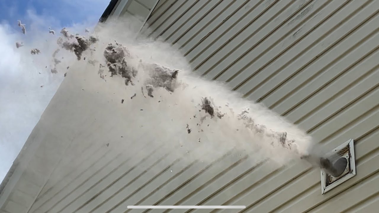 ANOTHER BANGER!! FILTHY DRYER VENT CLEANING and RUDEST Customer YET!!!! #almetaldryervent #trending