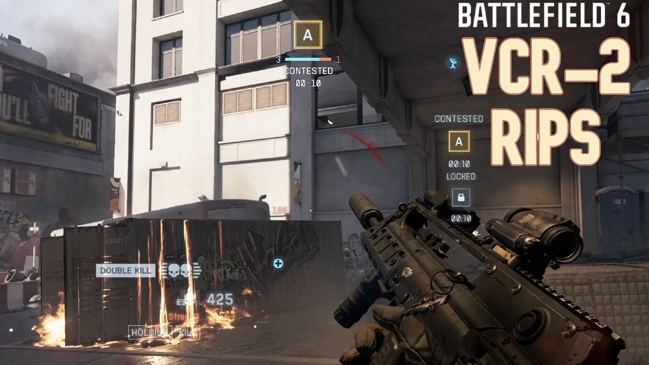 VCR-2 is a dream for aggressive PTFO | King of the Hill BF6 Gameplay