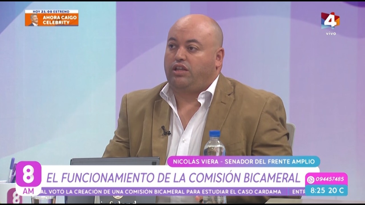8AM - Nicolás Viera sobre la comisión bicameral por el caso Cardama