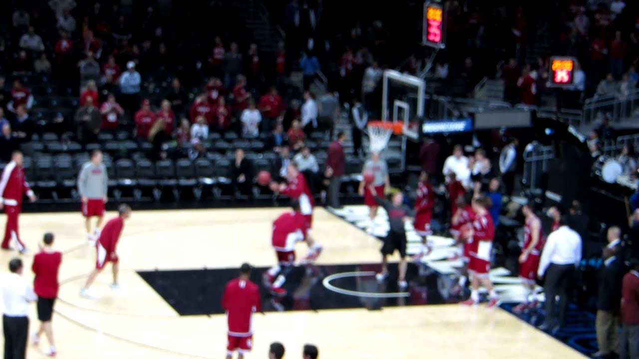 IU Hoosiers at Barclay Center Warm-Up Routine
