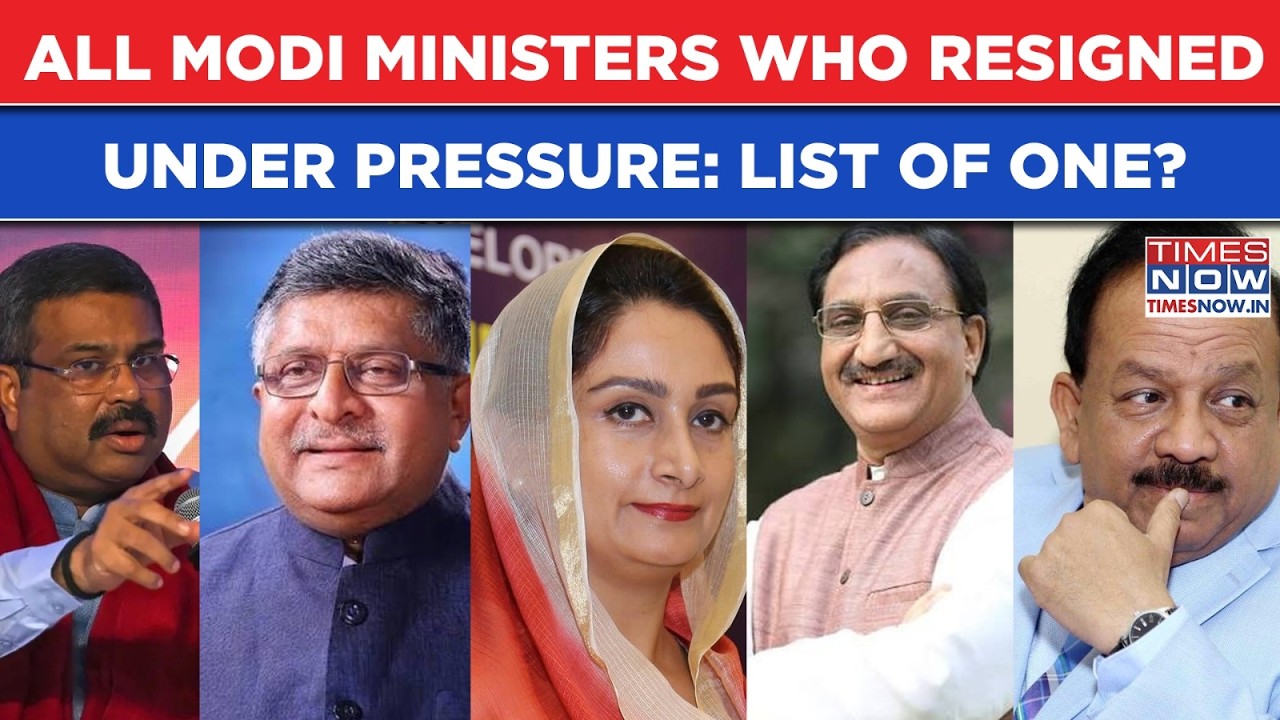 DHARMENDRA PRADHAN RESIGNS: List Of All Modi Minister Who Fell Under Pressure, Just One? CJP's Win