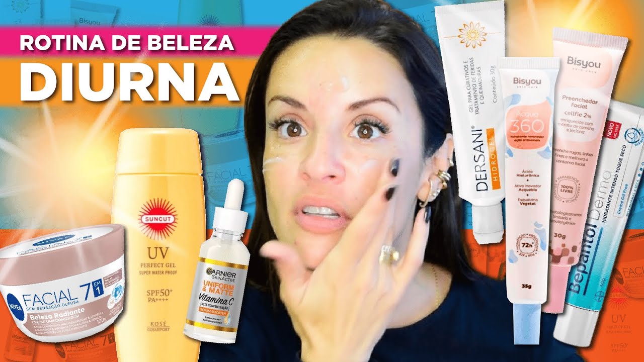Rotina DIURNA para RUGAS, MANCHAS e MELASMA!
