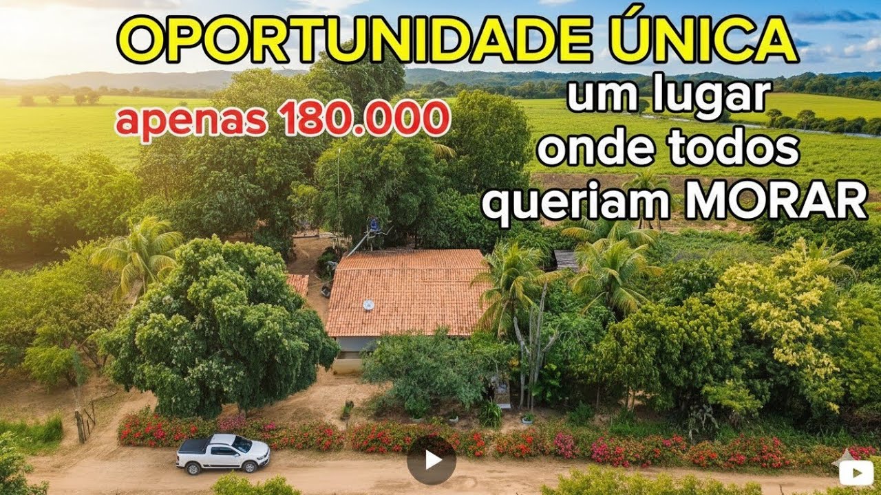 SÍTIO BARATO. SUA OPORTUNIDADE CHEGOU. APENAS 180.000