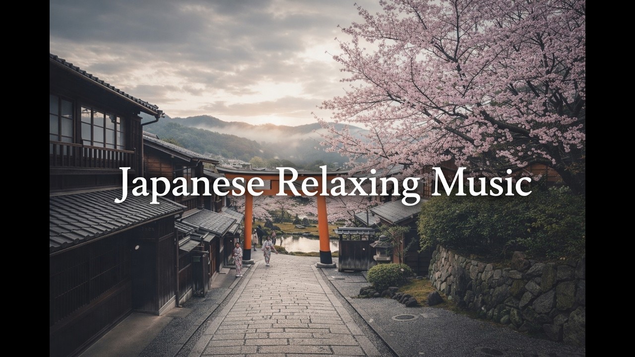 【Relax BGM】 Sakura Morning Calm 🌸🌿 1 Hour Japanese Healing Music 🌅✨ Relax, Refresh & Focus