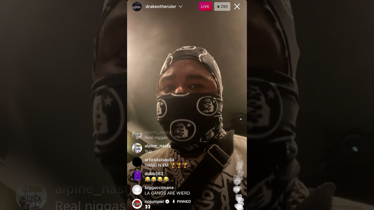 Drakeo The Ruler IG Live Rant ( Pt.1 )