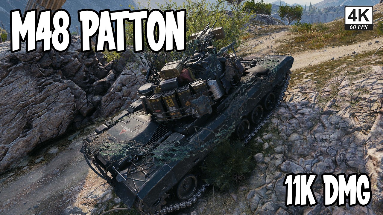 World Of Tanks M48 Patton 11k Damage WOT