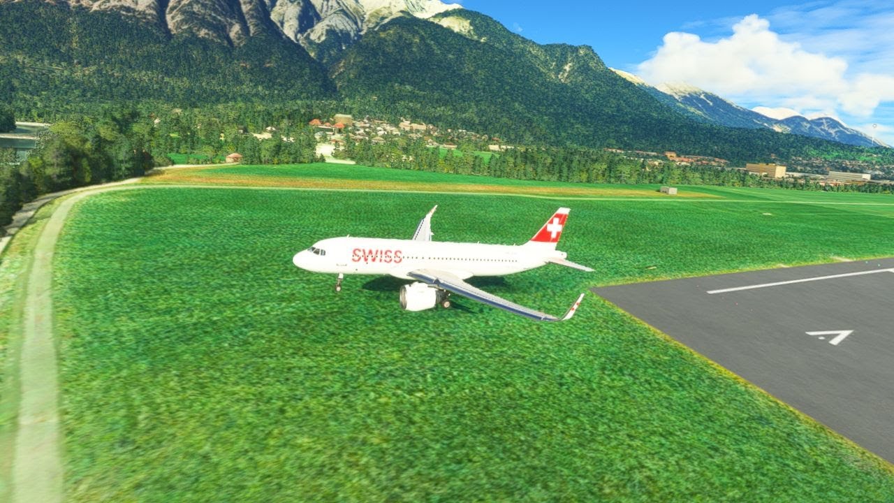 Swiss Soaring ✈️ Innsbruck Takeoff in Flight Sim Will Leave You Breathless!