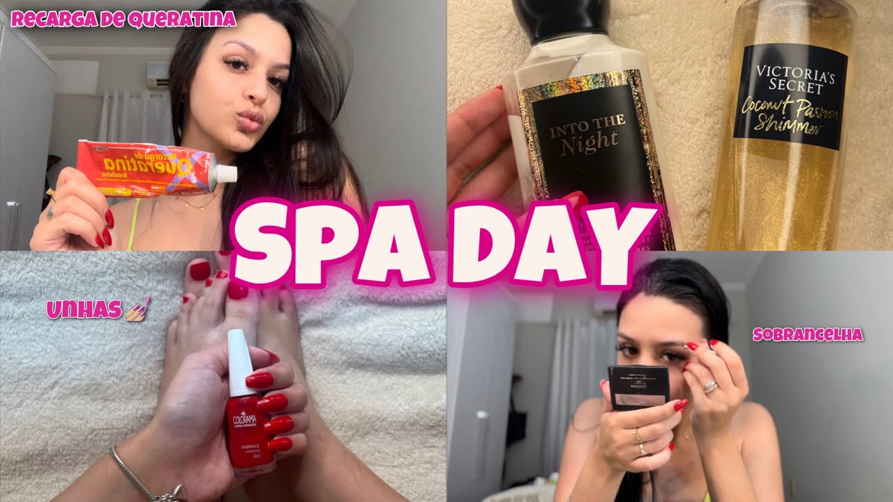 SPA DAY | recarga de queratina, unhas, sobrancelha, pele… 🧖🏽‍♀️💅🏼💆🏻‍♀️