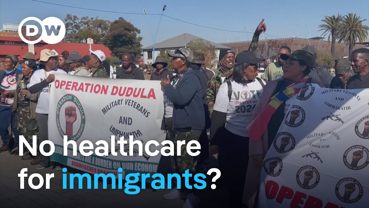 South Africa anti-immigrant group blocks access to hospitals | DW News