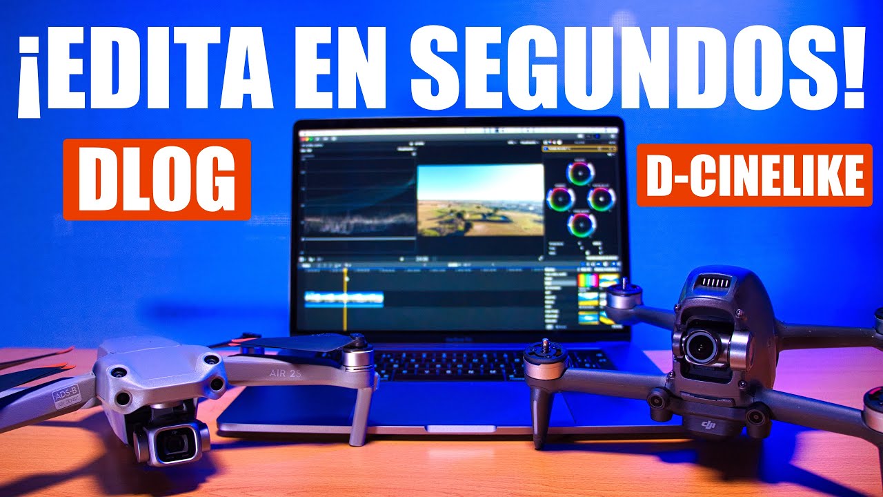 Edita DLOG & D-CINELIKE de tu dron FÁCIL y RÁPIDO | Tutorial FCPX
