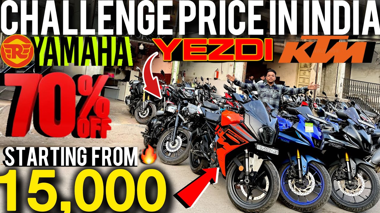 Second hand Budget Sports Bikes Under ₹49,000 Bajaj Pulser RS200 Yamaha R15 MT15 Suzuki Gixxer 250?