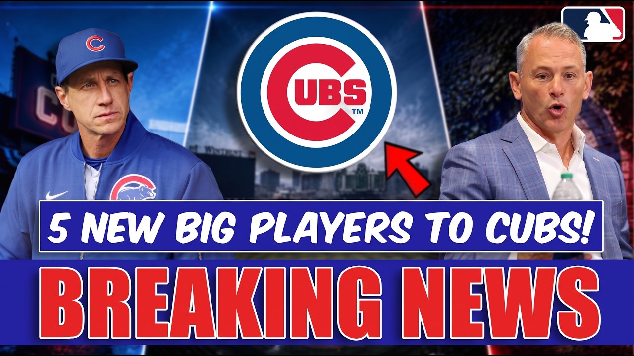 🚨 BREAKING NEWS! Cubs Land 5 New Players in Surprise Trades! | Cubs News Today 😱
