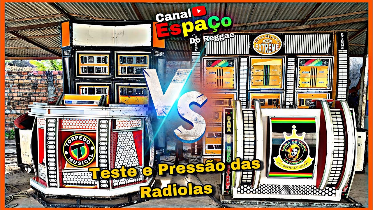 TESTE DAS RADIOLAS TORPEDO MUSICAL E DAMA DE OURO EXTREME NO ROBERTH CLUBE EM SÃO BENTO
